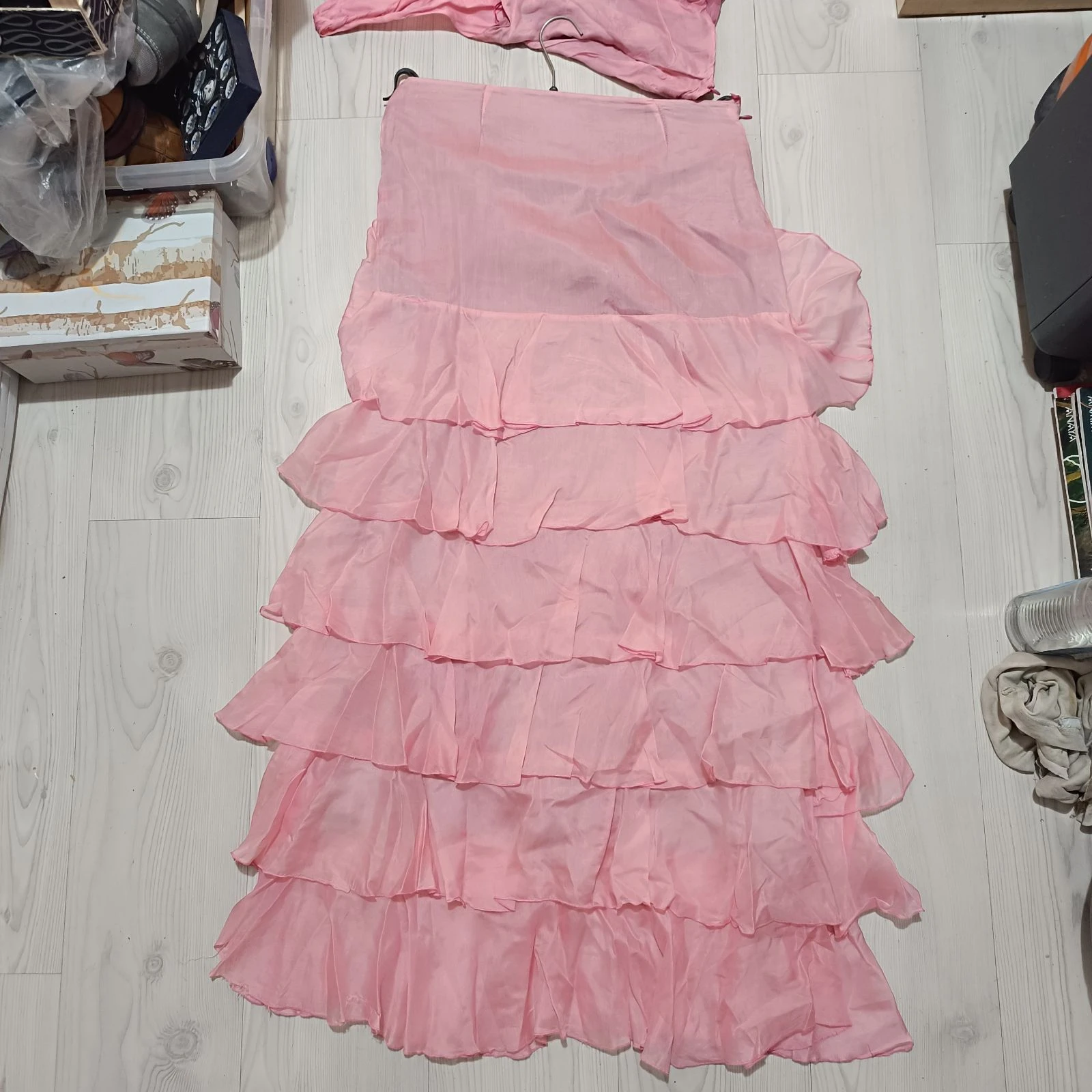 Robe de fête deux pièces, en soie, taille 38, marque Tintorero, El Corte Inglés – photo 3